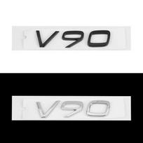 3D ABS Automobilio bagažinės emblema Lipdukas Raidės Lipdukas Ženklelis Aksesuarai Stiliaus apdailos detalės Volvo XC90 V90 V60 XC60 V40 S80 S60 S90 C4 Silver