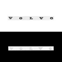 3D ABS Automobilio bagažinės emblema Lipdukas Raidės Lipdukas Ženklelis Aksesuarai Stiliaus apdailos detalės Volvo XC90 V90 V60 XC60 V40 S80 S60 S90 C4 Black