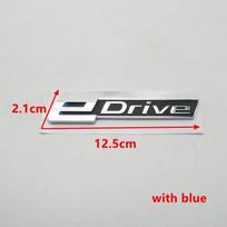 3D eDrive emblema Automobilio šoninio sparno lipdukas Galinės uodegos raidės ženklelis Bagažinės logotipas BMW X1 X3 X4 X5 X6 x7 i8 i3 e Drive priedams black