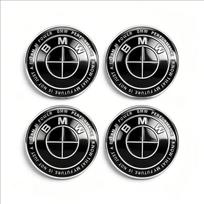 4pcs Car Wheel Center Hub Cap Badge Logo Motorcycle Sticker For BMW M E84 E87 X5 E70 F25 E90 E91 F01 F02 E60 E61 F10 F15 F30 M3 gray
