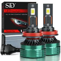 2Pcs H7 H4 Led Headlight Bulbs 6000K H1 H8 H11 Led 9005 HB3 9006 HB4 Auto Lamp High Power 140W 50000LM Canbus CSP Chips Headlamp H11 H8 gray