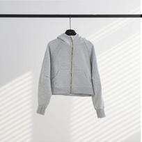 LULU Scuba Loose Full-Zip Hoodie - Women's Velvet Yoga Sports Jacket S