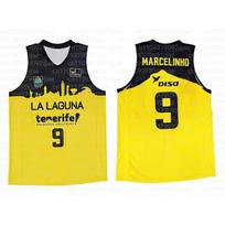 2026 Ispanija Tenerifė ACB Krepšinio Namų Marškinėliai Naujas Atvykimas 3D Spausdinti Greitai Džiūstantys Namų Išvykos Krepšinio Marškinėliai T-shirts Šeimos Derinimas 5XL black