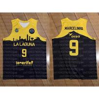 2026 Ispanija Tenerifė ACB Krepšinio Namų Marškinėliai Naujas Atvykimas 3D Spausdinti Greitai Džiūstantys Namų Išvykos Krepšinio Marškinėliai T-shirts Šeimos Derinimas 4XL