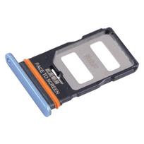 Dual SIM Card Tray For Xiaomi Redmi Note 12 Pro 5G Phone SIM1 + SIM2 Card Tray Adapter Replacement Part mėlyna