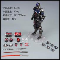 17cm Betmenas Arkham Knight Veiksmo figūrėlė Yamaguchi 024 Judantis Betmeno sąnarių modelis PVC Kolekcinė lėlė Žaislai Gimtadienio dovanos gray