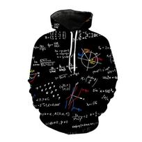 Funny 3D Print Hoodies Math Formula Graphic Streetwear Men Women Fashion Oversized Sweatshirts Hoodie Kids Boys Girls Tops Coats S gray