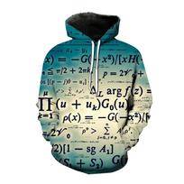 Funny 3D Print Hoodies Math Formula Graphic Streetwear Men Women Fashion Oversized Sweatshirts Hoodie Kids Boys Girls Tops Coats XL gray