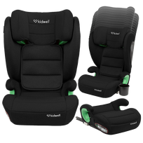 Kidwell Weston Black Bērnu autosēdeklis Busteris 15-36 kg