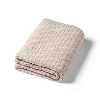 Medvilninė megzta vaikiška antklodė BabyOno 1647/03 Beige