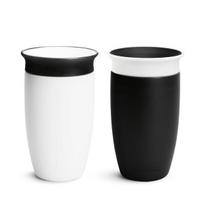 Munchkin Miracle Black and White 296 ml Mokomasis puodelis 2 vnt