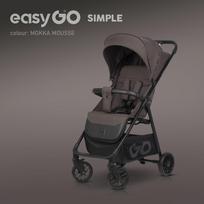 EasyGo Simple Mokka Mousse Vaikiškas vežimėlis