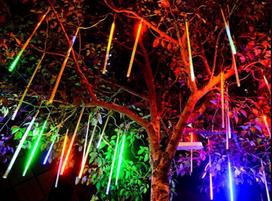 Kalėdinė 8 LED girlianda 5 m Meteorų lietus Multicolor 50 cm
