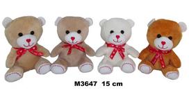 Lācis 15 cm ar sarkano bantīti Love M3647