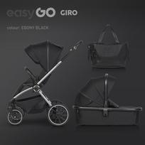 EasyGo Giro Ebony Black Vežimėlis 2 in 1