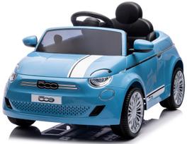 Fiat 500 Šviesiai mėlynas Vaikiškas elektromobilis