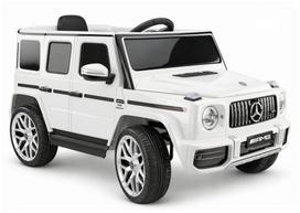 Elektromobilis vaikams S306-1 Mercedes G63 Baltas