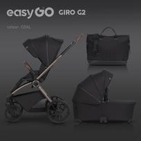 EasyGo Giro G2 Coal Vežimėlis 2 in 1