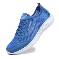 Fashion Men's Sports Shoes for Lazy People in Summer, Lightweight and Cheap Mesh Casual Shoes for Men, Tenis Masculino Zapatillas Hombre 46 karališkos mėlynos spalvos