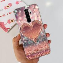 Dėklas Xiaomi Redmi Note 8 Pro, mielas gėlių katės raštas, minkštas silikonas TPU, telefono dėklai Redmi Note 8Pro Redmi Note 8 Pro gray