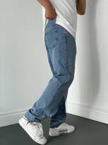 Premium Men's Classic Straight-Leg Jeans - Stylish and Versatile L šviesiai mėlyna spalva