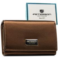 Didelė piniginė moterims Peterson, ruda