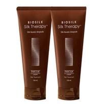 Silk Therapy Silk Keratin Ampoule Treatment 2 pcs 150ml black