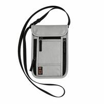 Apsaugota nuo vagysčių RFID kryžinė rankinė paso ir telefono laikiklis In Stock, Immediate Dispatch pilka