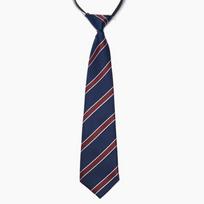 Children's Necktie for Boys And Girls, Lazy No-Tie Elementary School Uniform Class Shirt Short Tie Plaid Shirt Small Tie blue