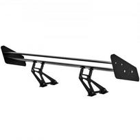 Galinio Spoileris GT stiliaus reguliuojamas 135x30x35 cm juodas, aliuminio lydinys