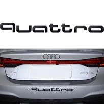 3D Car Quattro Emblem Body Stickers Trunk Decoration Decal For Audi RS Sline S A4 B8 A3 8P A1 A2 A5 A6 C7 8V B6 B7 Q3 Q5 Q6 Q7 1PC for Quattro juoda