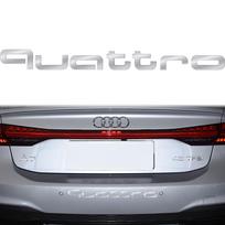3D Car Quattro Emblem Body Stickers Trunk Decoration Decal For Audi RS Sline S A4 B8 A3 8P A1 A2 A5 A6 C7 8V B6 B7 Q3 Q5 Q6 Q7 1PC for Quattro