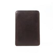 Genuine Leather Laptop Sleeve Case 13.3 14.2 Tablets Ultrabooks Horizontal Vertical Fit Full-Grain Cowhide Lightweight Vertical 13 Coffee black