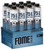 Greitai stingstančios, mažo plėtimosi putos Mega Foam 870ml, išeiga 75l Fome Flex x12