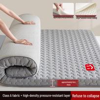 Minkštas tatamio kilimėlis, futono čiužinys bendrabučiui ar vienam asmeniui - Sulankstomas patalynės čiužinys 80x190cm Student Bed pilka spalva