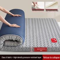 Minkštas tatamio kilimėlis, futono čiužinys bendrabučiui ar vienam asmeniui - Sulankstomas patalynės čiužinys 80x190cm Student Bed gray