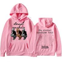 Dainininkės Ariana Grande 2026 m. „Eternal Sunshine“ Pop Hoodies Vyrams Moterims Hip Hop Y2k Ilgomis Rankovėmis Megztiniai Dydeli Fleece Puloveriai L pink
