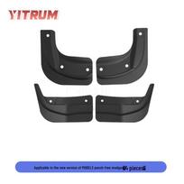 Tesla Model 3/Y Refresh Version Short Style Front Mudguard YL Accessories Old Model Y Front+Rear 4-piece Set black
