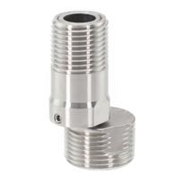 360Degree Adjustable Faucet Angled Curved Foot Eccentric Screw Corner Tap Adapter For Kitchen Bathroom Accessories Home Hardware white
