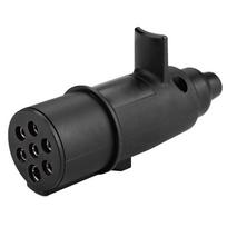 Trailer Plug Adapter 24V 7 Pin Trailer Plug N Type Towing Connector Adapter for Trailer Truck  N Type Trailer Plug gray
