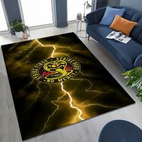 3D Cobra Kai Karate Danielis LaRusso Johnny Menas Kilimas Miegamajam Svetainei Sofai Namų Durų Kilimėlis Dekoras, Didelis Neslystantis Grindų Kilimėlis Vaikams 40x60cm( 15x23in ) gray