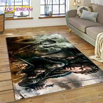L-Žiedų valdovas H-Hobitas Filmas Kilimas Kilimas Miegamojo Svetainės Namų Sofos Dekoravimas, Vaikų Žaidimų Didelis Dekoras Grindų Kilimėlis 40x60cm( 15x23in ) gray