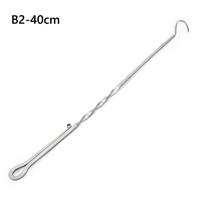 BBQ Food Flipper Meat Flipper Hook Barbecue Turners Hooks Grill Accessories for Cooking Grilling Accessories white