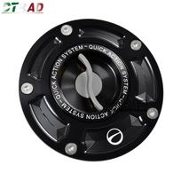 Motorcycle Accessories Keyless Fuel Gas Tank Cap For HONDA CBR 650R 650F 500F 500R 150R 250R VFR800X Quick Release Airbox Cover Type-S Silver gray