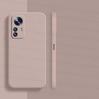For Xiaomi 12S Pro Case Xiaomi 12X 12 Lite 12S Pro Cover Case Shockproof Liquid Silicone TPU Phone Back Cover For Xiaomi 12S Pro For Xiaomi 12X rožinė