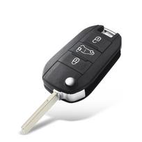 Automobilio raktas Peugeot 208 2008 301 308 508 5008 Rcz Citroen C-Elysee C4-Cactus priekinio žibinto vidurinis nuotolinio valdymo raktas korpusas gray