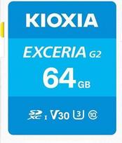 Atminties kortelė Kioxia Exceria G2 64GB SDHC V30