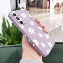 Tender Daisy Phone Case For Samsung Galaxy A56 A36 A26 A55 A35 A25 A15 A17 A16 A07 A06 A05 A54 A34 A24 A14 A04 A04S A04E 4G 5G Samsung A15 5G(4G) gray