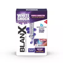 BlanX White Shock Purple Corrector Anti-Yellow Treatment + LED Dantų balinimui