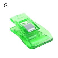 Crafts Hemming Fabric Accessories Plastic Clip Job Foot Case Sewing Tools Tape Bias Maker žalia